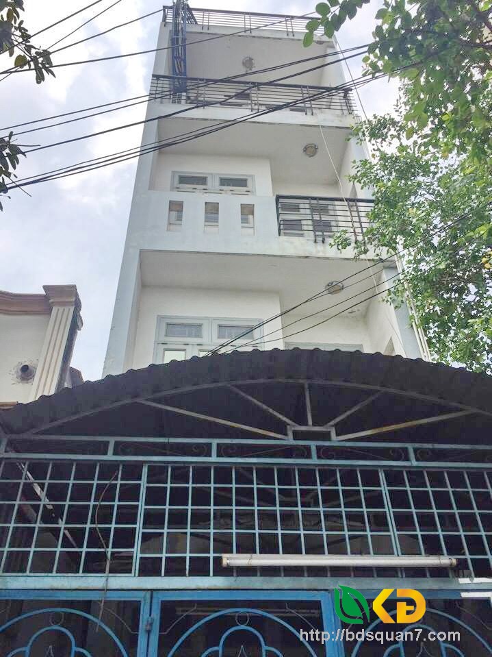 Bán nhà 3 tầng mặt tiền Huỳnh Tấn Phát (gần kho B) huyện Nhà Bè